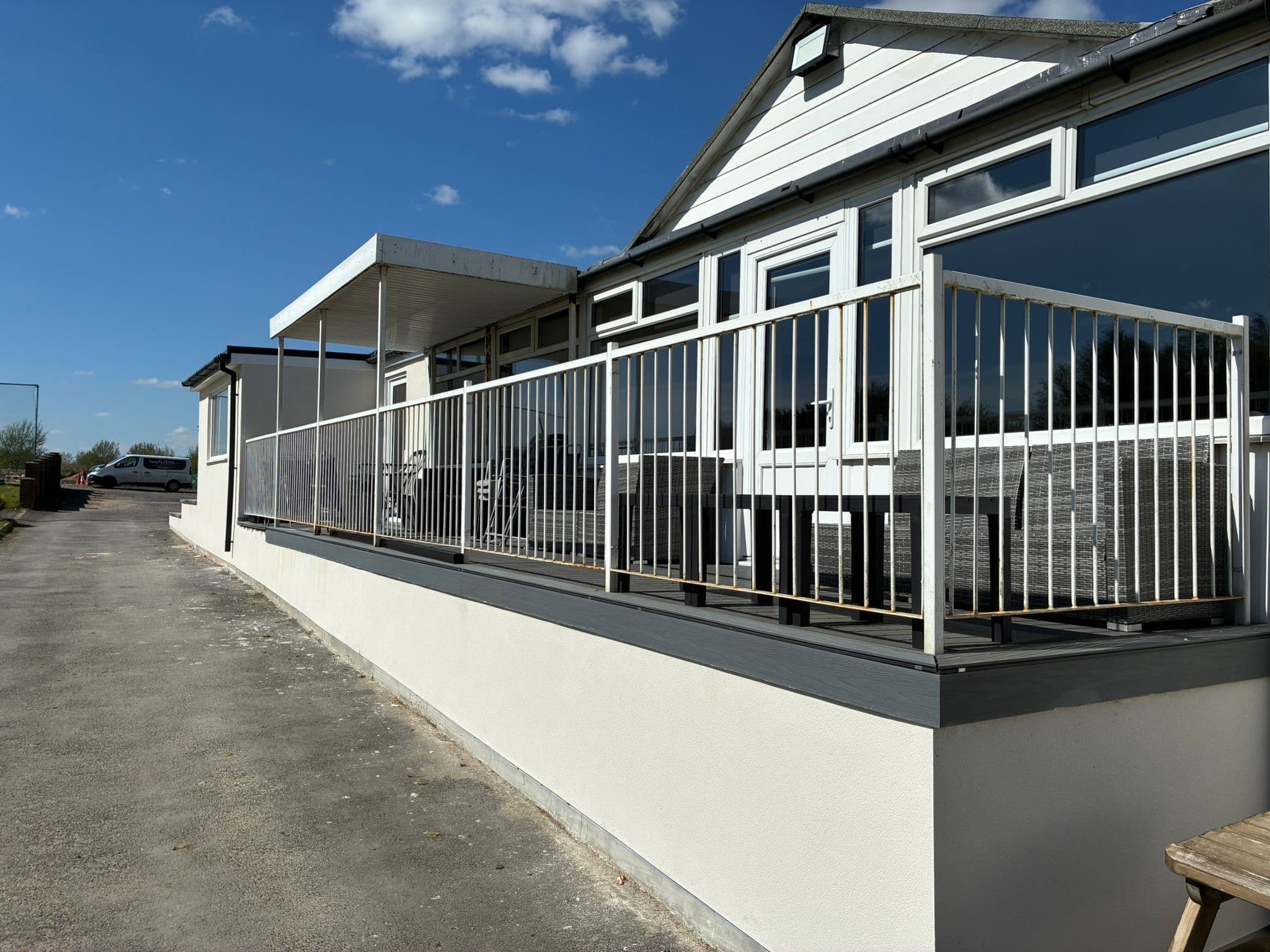Pavillion area, great for a drink after your round